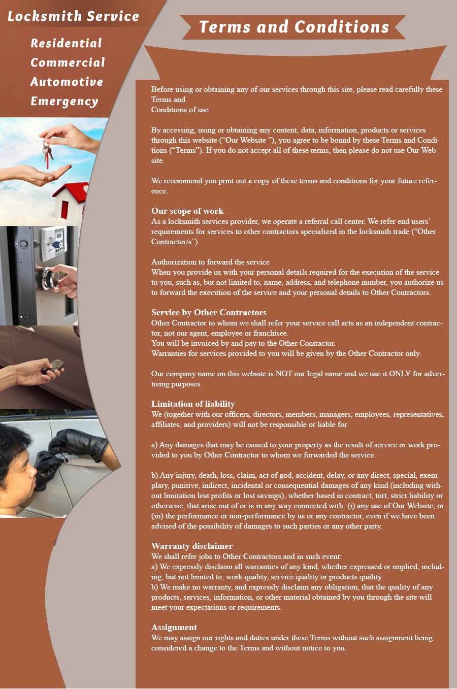 Lake Oswego OR Locksmith Store Lake Oswego, OR 503-809-0106 - terms-and-condition